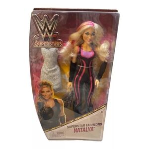 WWE Superstars Natalya Doll Deluxe Fashion Figure 12” Silver Dress 2017 …